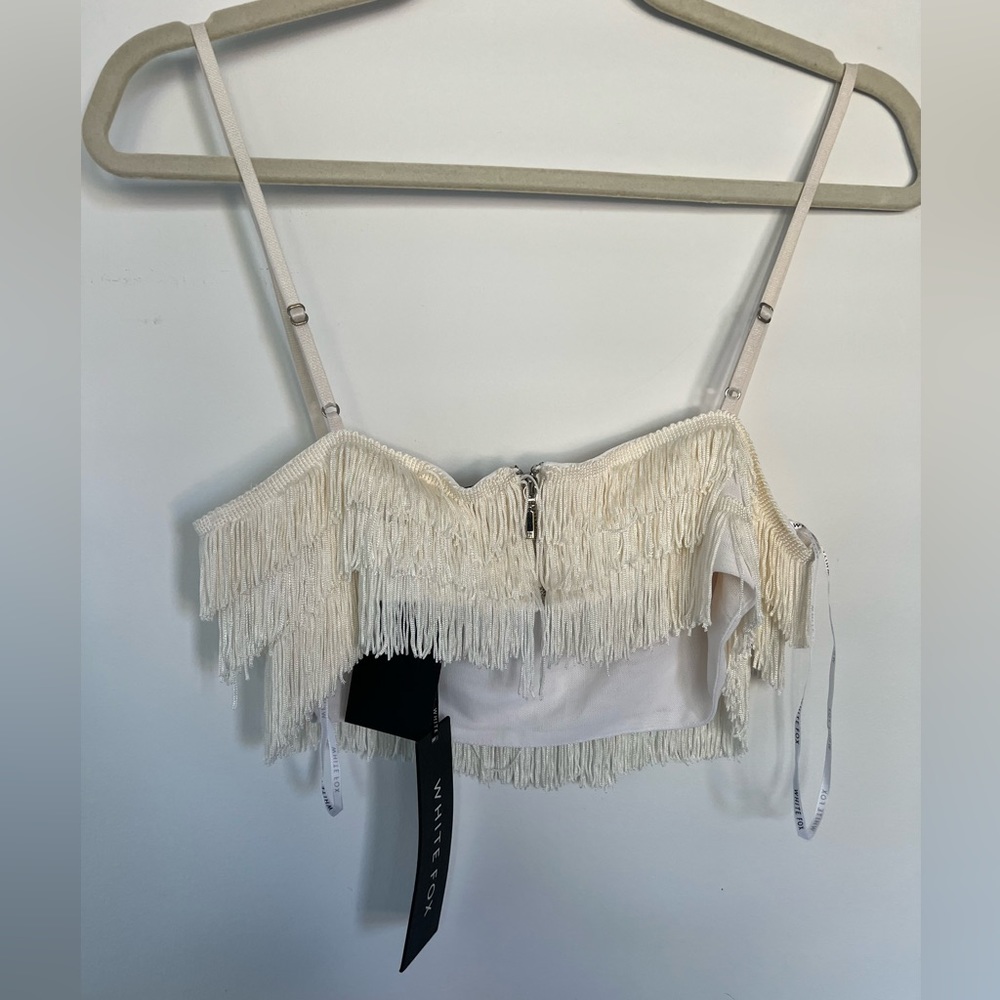 White Fox Elevate Crop - White - Picture 4 of 5